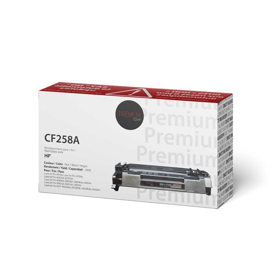 HP CF258A Alternative Premium Tone ChipFlex YRTS  (with toner level) 3K