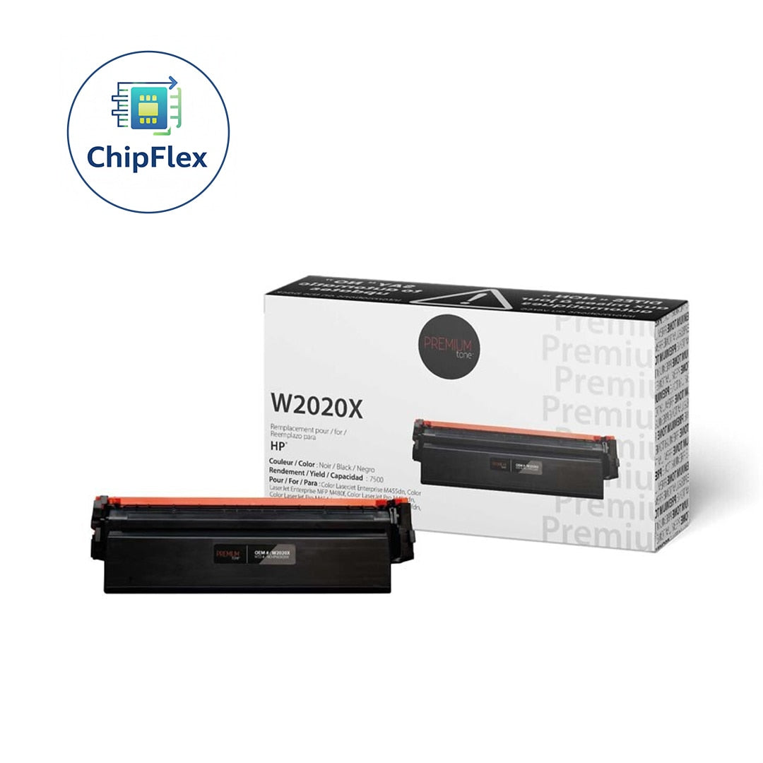 HP W2020X (414X) Alternative Premium Tone ChipFlex YRTS  Black 7.5K