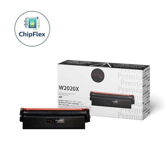HP W2020X (414X) Alternative Premium Tone ChipFlex YRTS  Noir 7.5K
