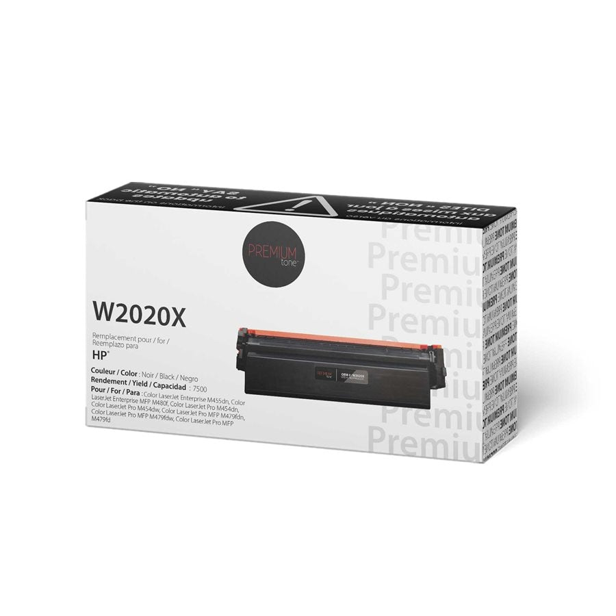 HP W2020X (414X) Alternative Premium Tone ChipFlex YRTS  Black 7.5K