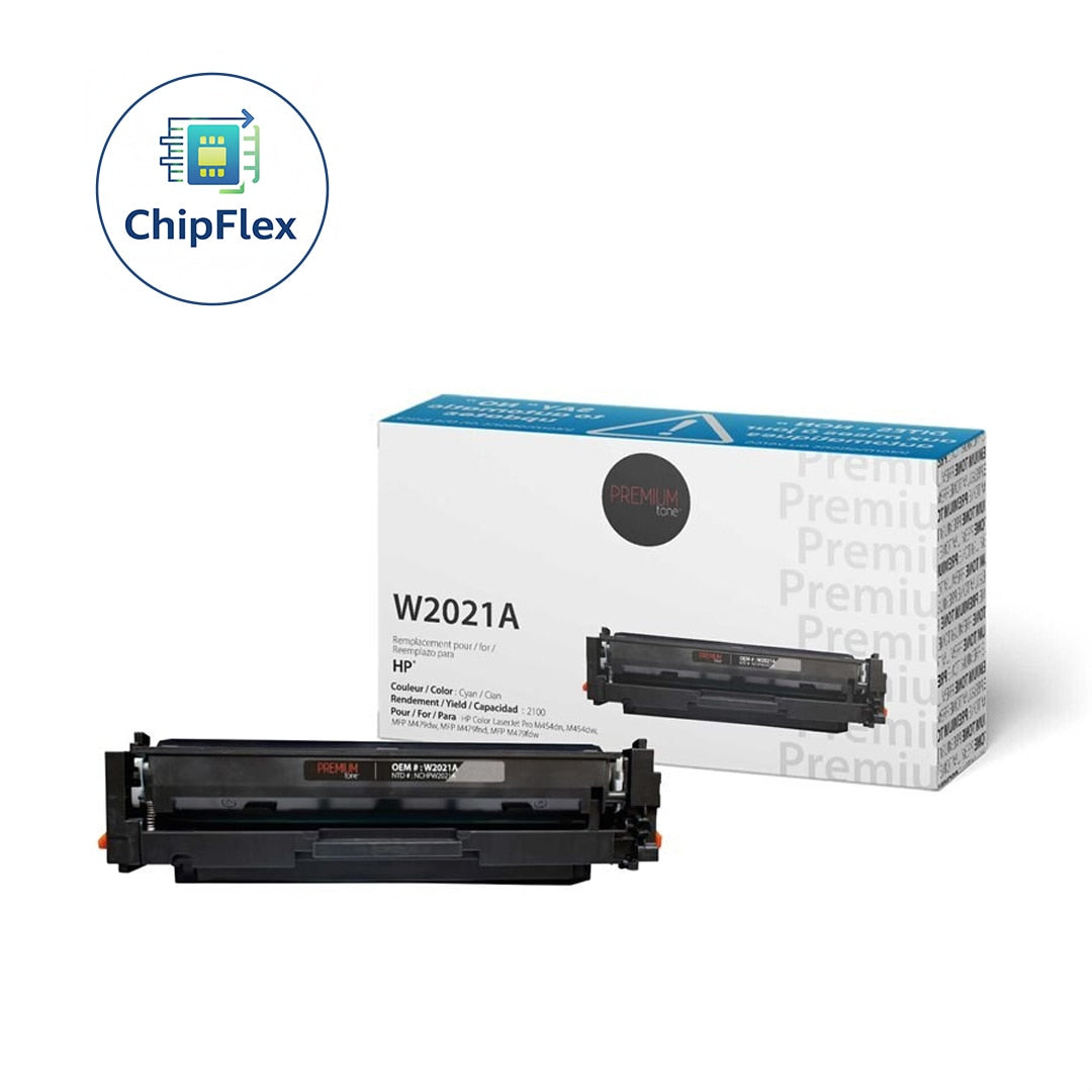 HP W2021A (414A) Alternative Premium Tone ChipFlex YRTS  Cyan 2.1K