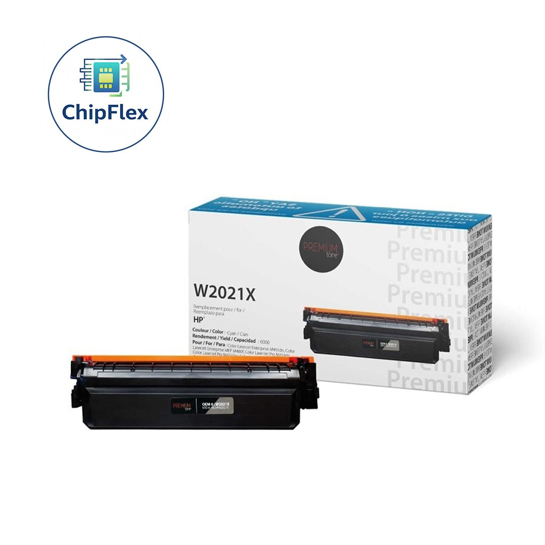 HP W2021X (414X) Alternative Premium Tone ChipFlex YRTS  Cyan 6K