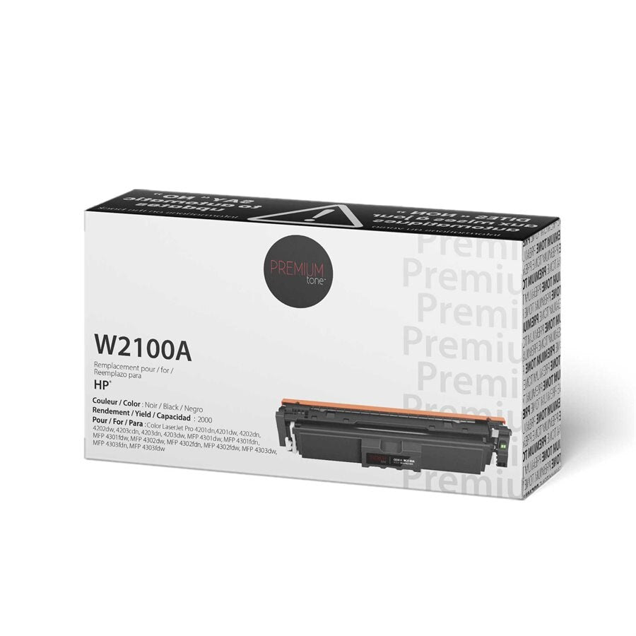 HP W2100A Alternative Premium Tone ChipFlex YRTS  Noir 2K