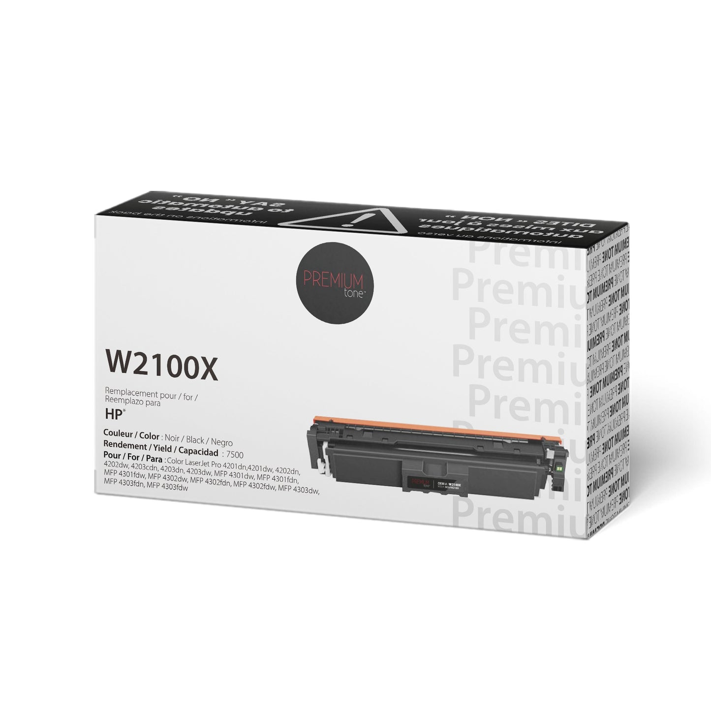 HP W2100X Alternative Premium Tone ChipFlex YRTS  Black 7.5K
