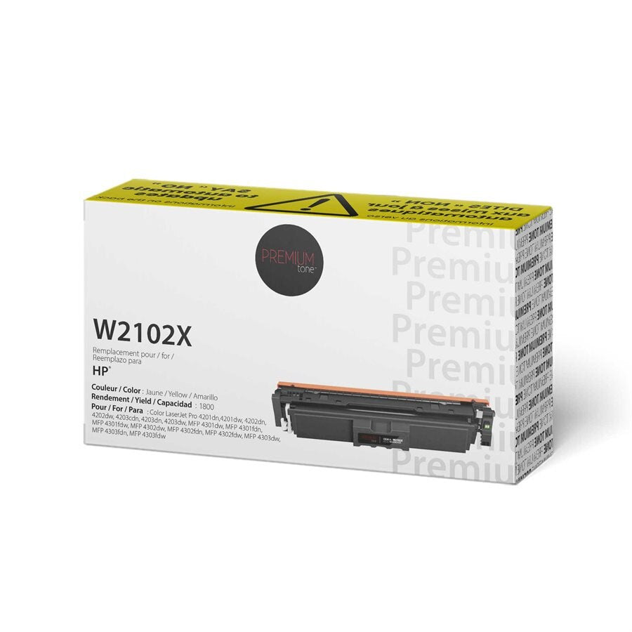 HP W2102X Alternative Premium Tone ChipFlex YRTS  Yellow 5.5K