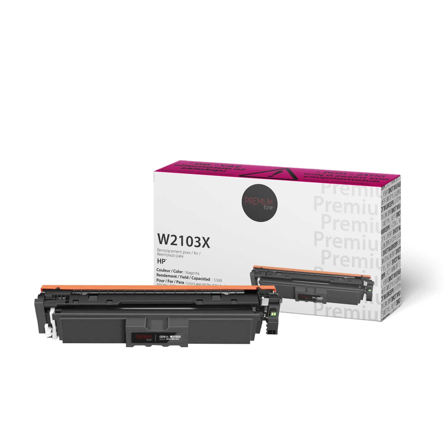 HP W2103X Alternative Premium Tone ChipFlex YRTS  Magenta 5.5K