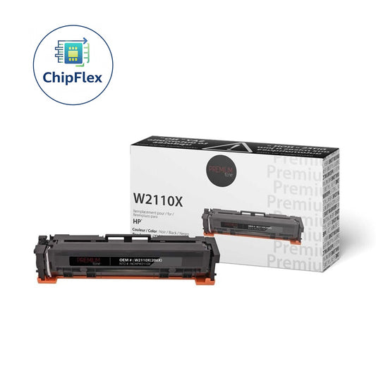 HP W2110X / 206X Alternative Toner ChipFlex YRTS  Noir 3.1K