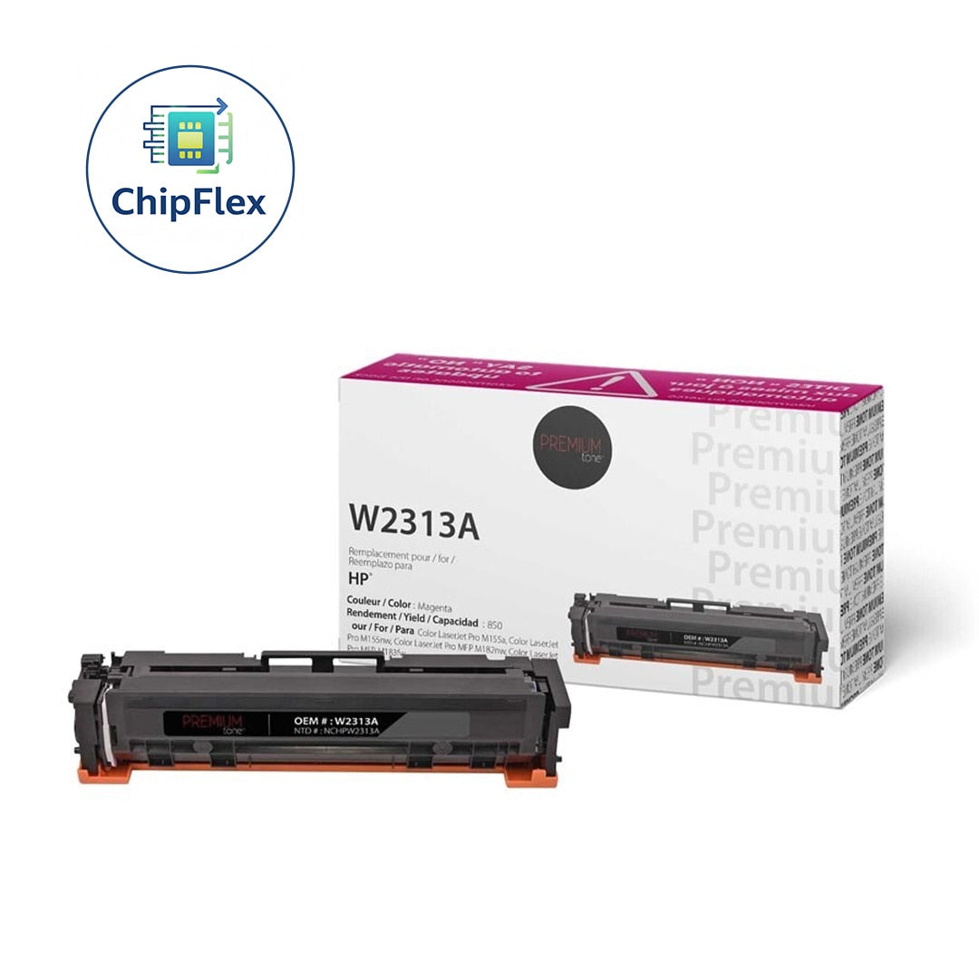 HP W2313A (215A) Alternative Magenta Premium Tone ChipFlex YRTS  850 pa
