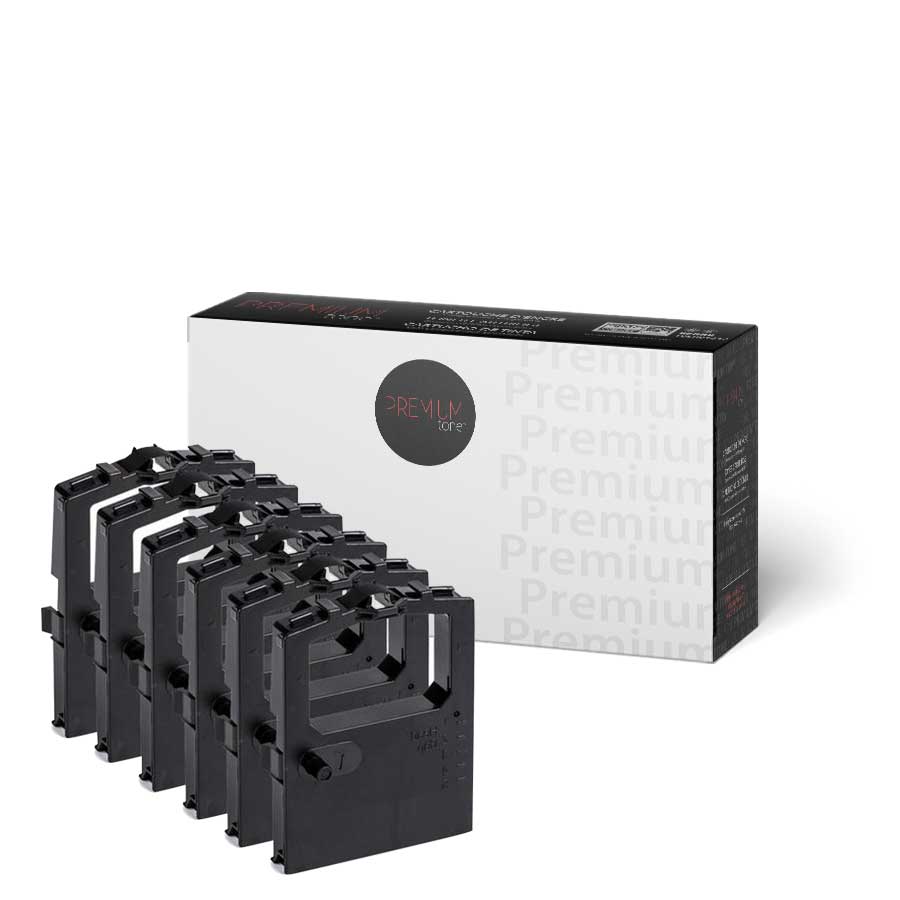 Okidata 52102001 Alternative Premium Ruban Noir (Pack of 6)