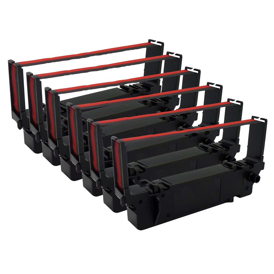 Star SP700 Alternative Ruban Premium Ruban Noir/Rouge  6 Pack