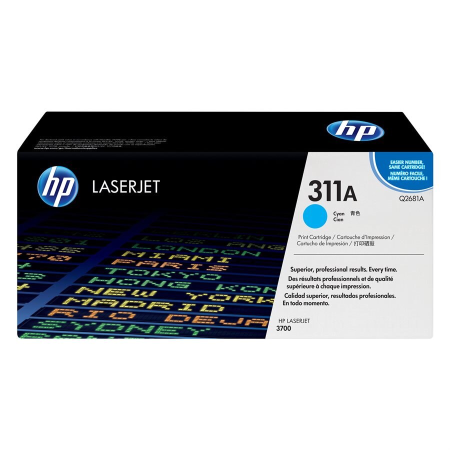 HP LJ 3700 OEM Toner Q2682A Cyan 6K