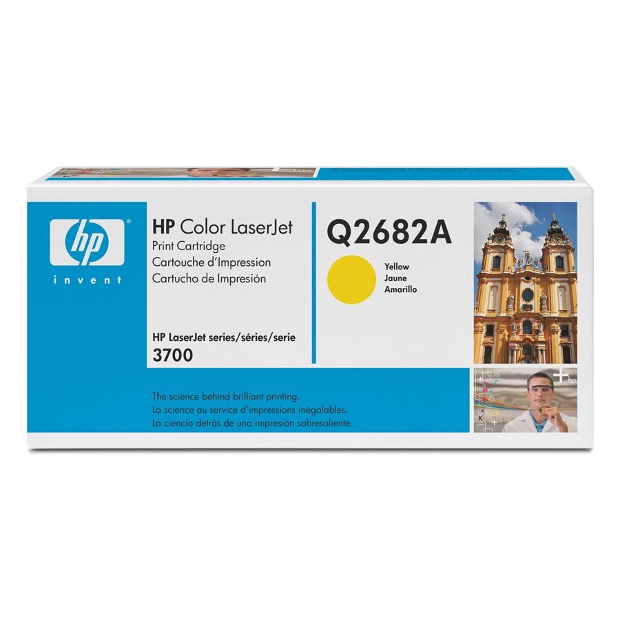 HP LJ 3700 OEM Toner Q2682A Jaune 6K