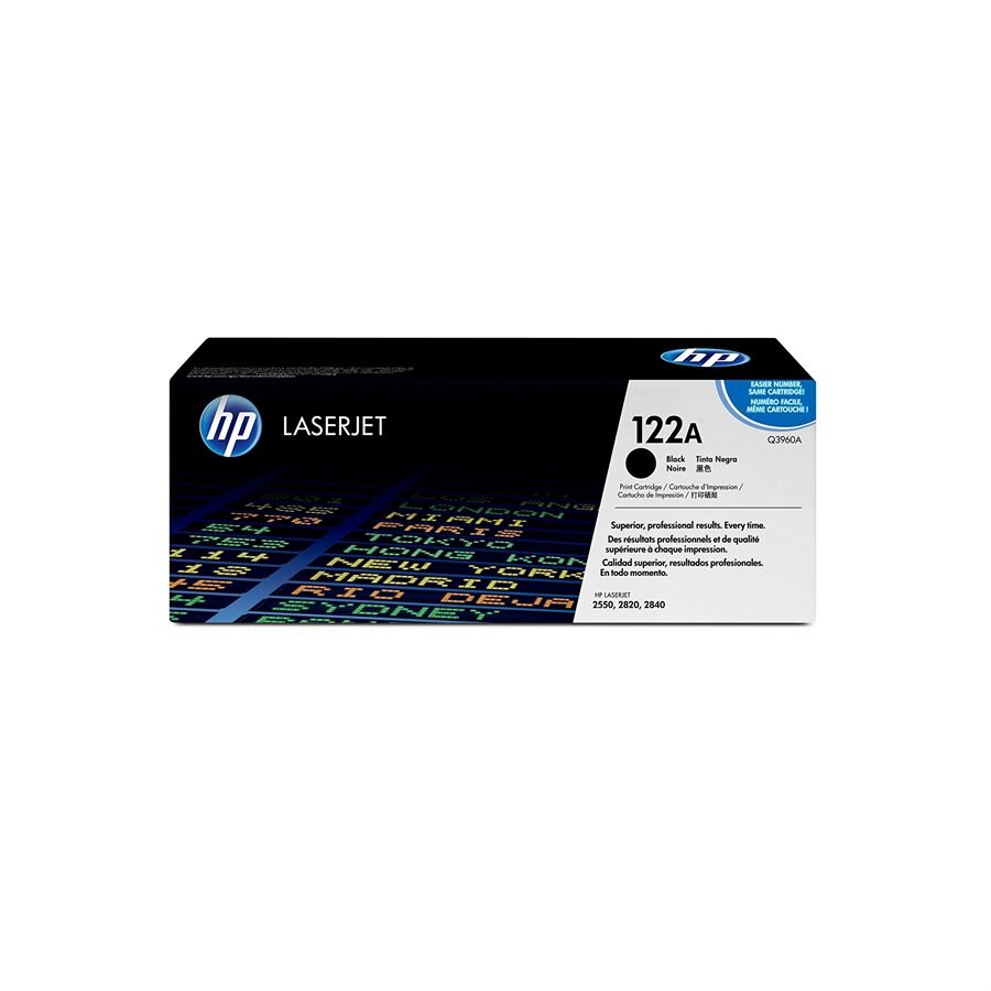 HP LJ 2550/2820/2840 OEM Toner Q3960A Black 5K