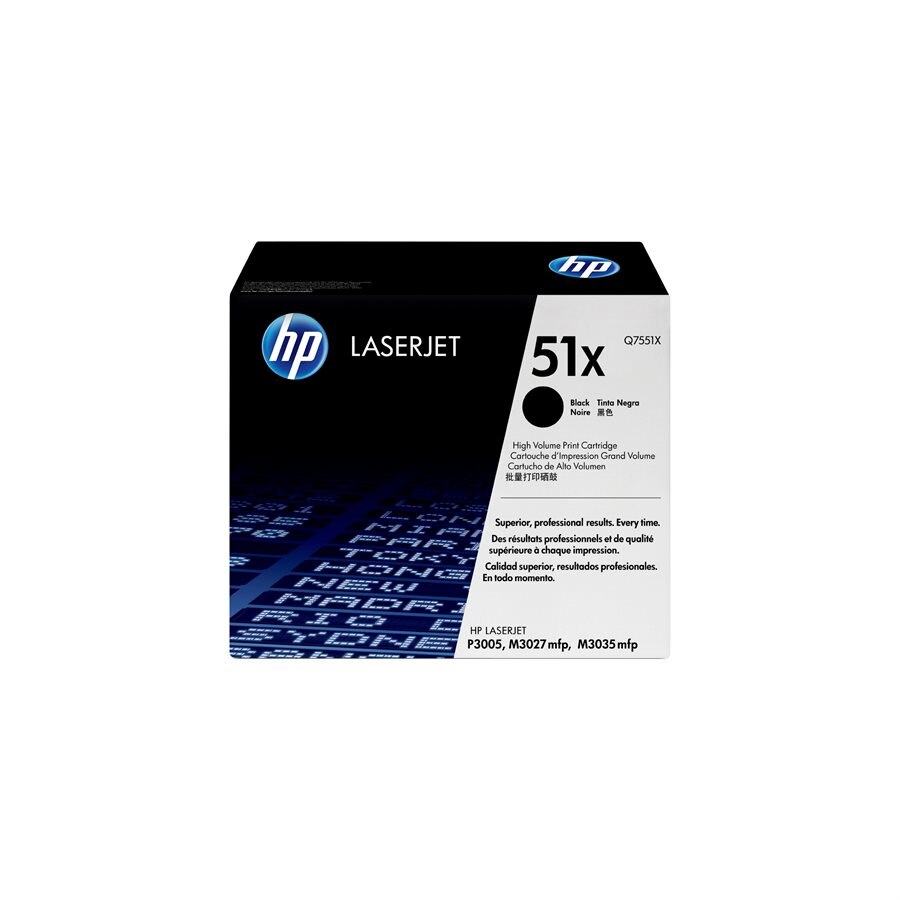 HP Q7551X OEM Toner Black 13K