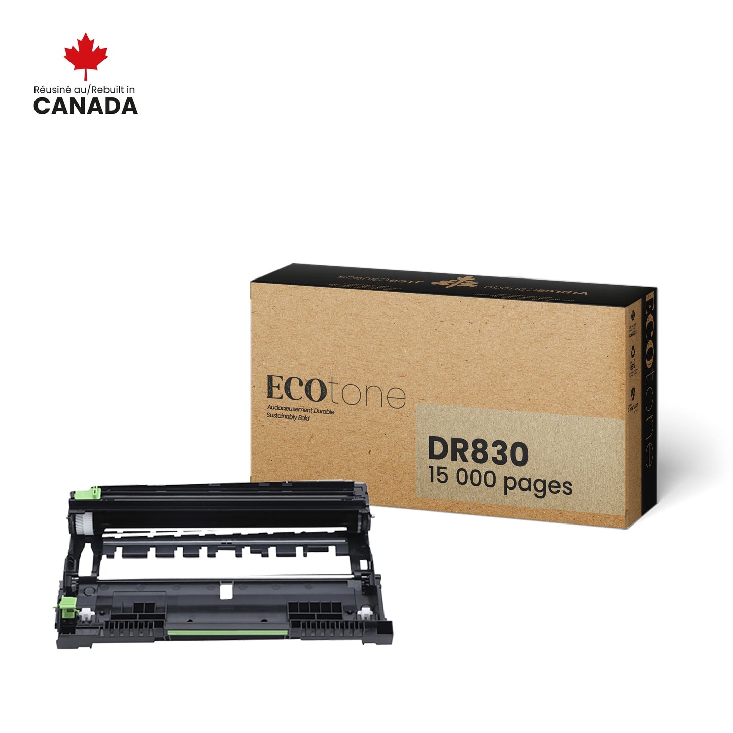 Brother DR830 Reman Ecotone Drum 15K