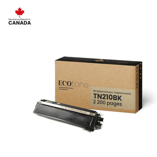 Brother TN210BK Reman Ecotone Noir 2.2K