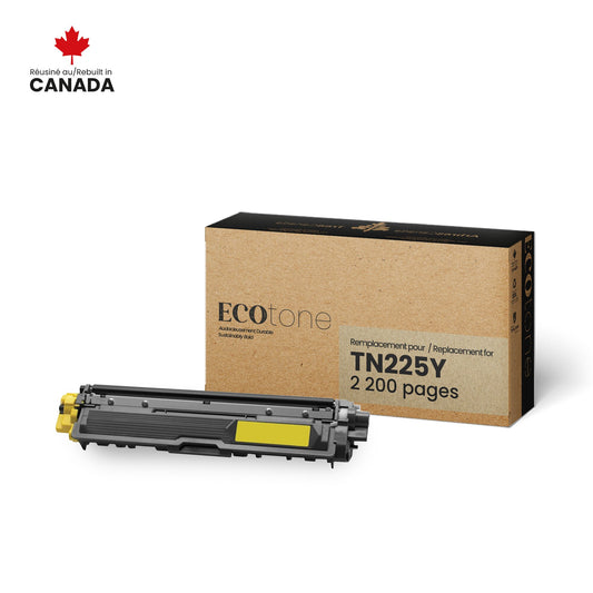 Brother TN225Y Reman Ecotone Jaune 2.2K