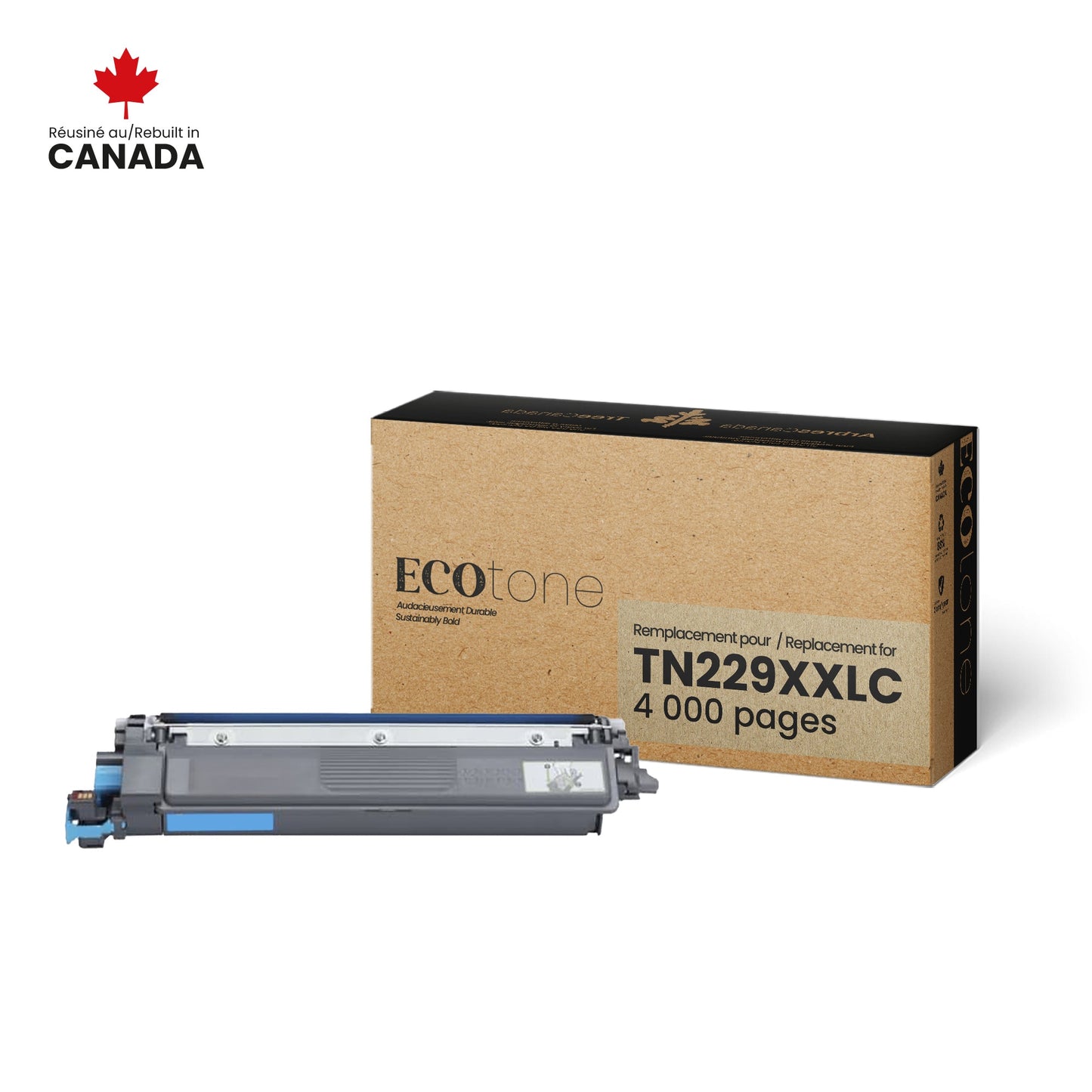 Brother TN229XXLC Reman Ecotone Cyan 4K