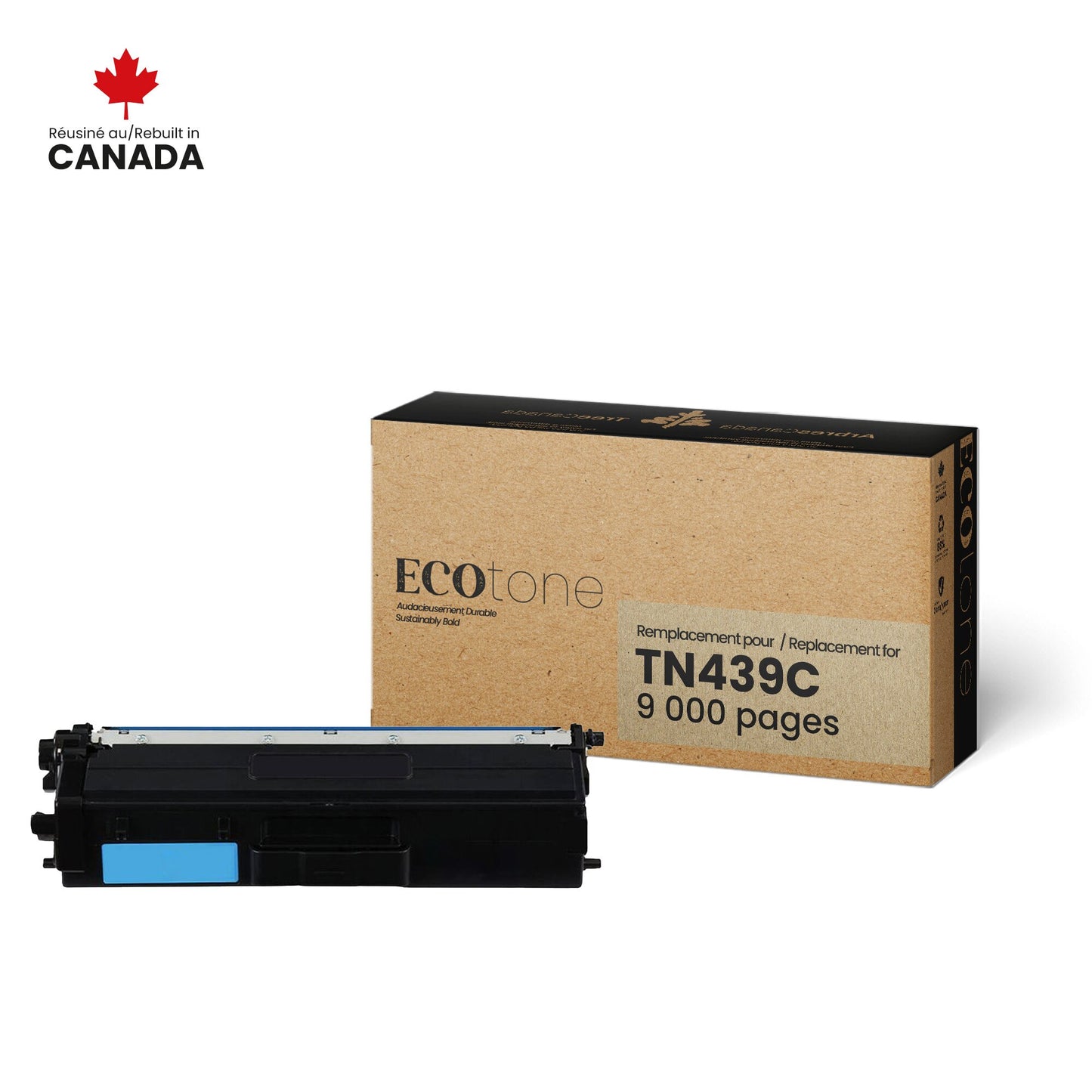 Brother TN439C Reman Ecotone Cyan 9K