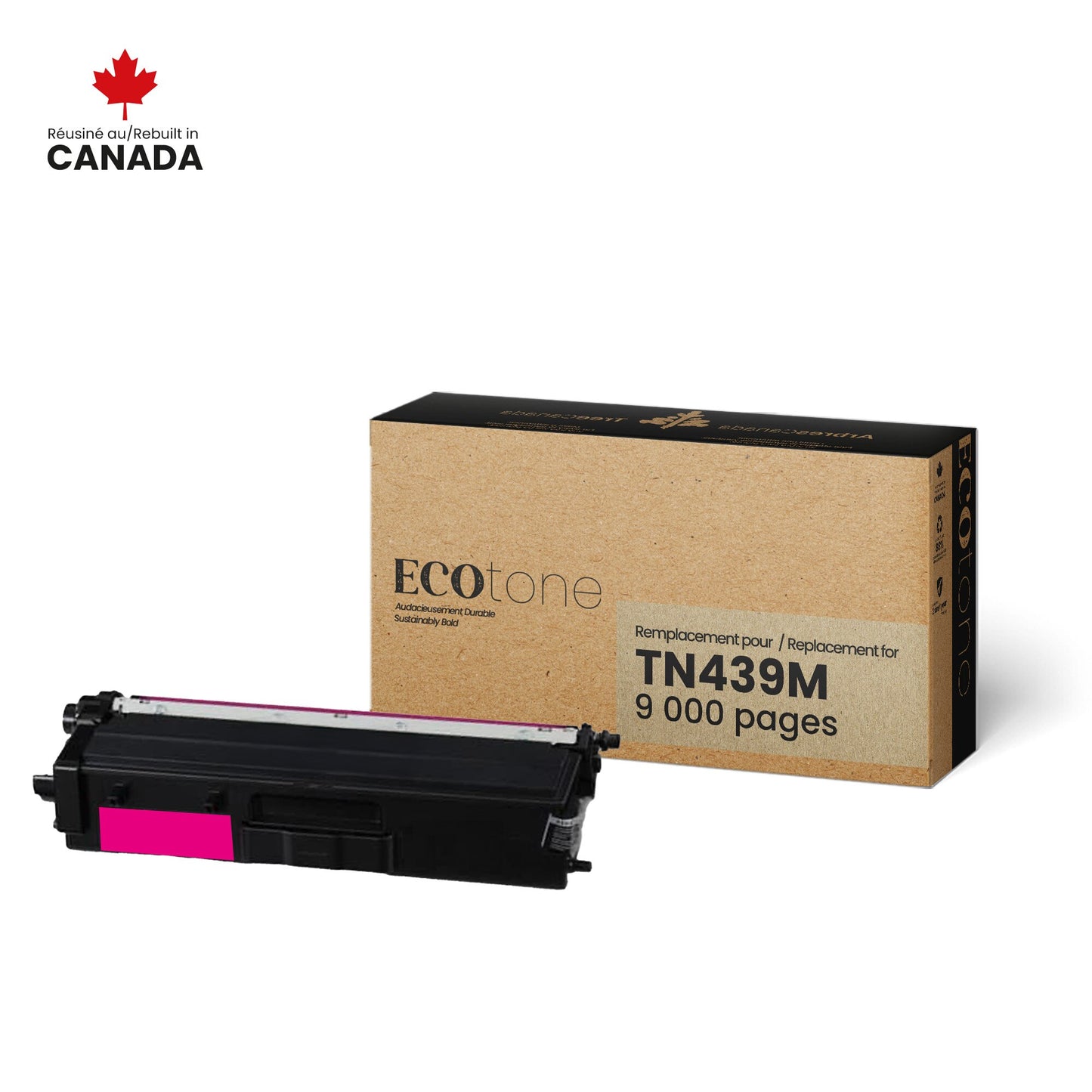 Brother TN439M Reman Ecotone Magenta 9K