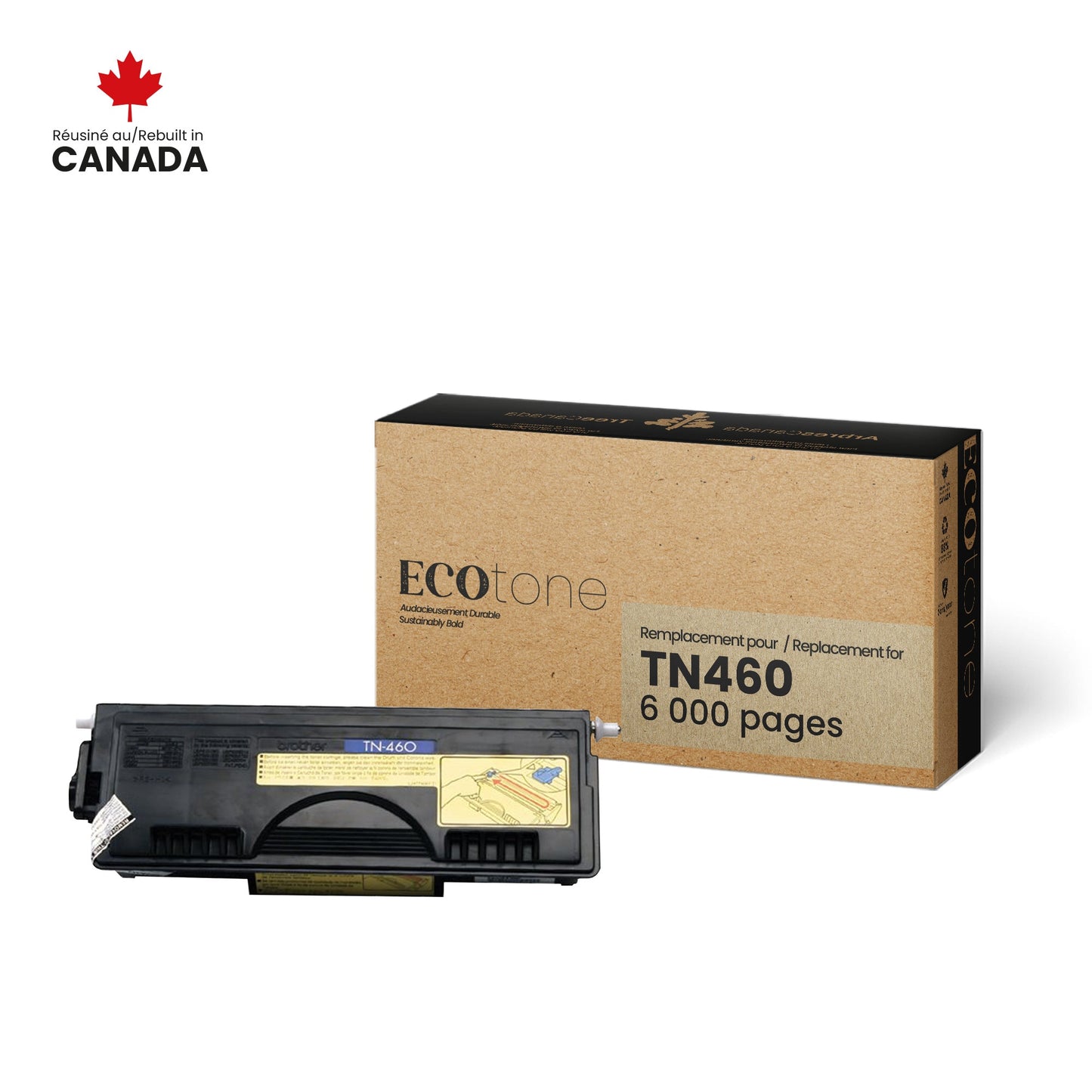 Brother TN460 Reman EcoTone 6K