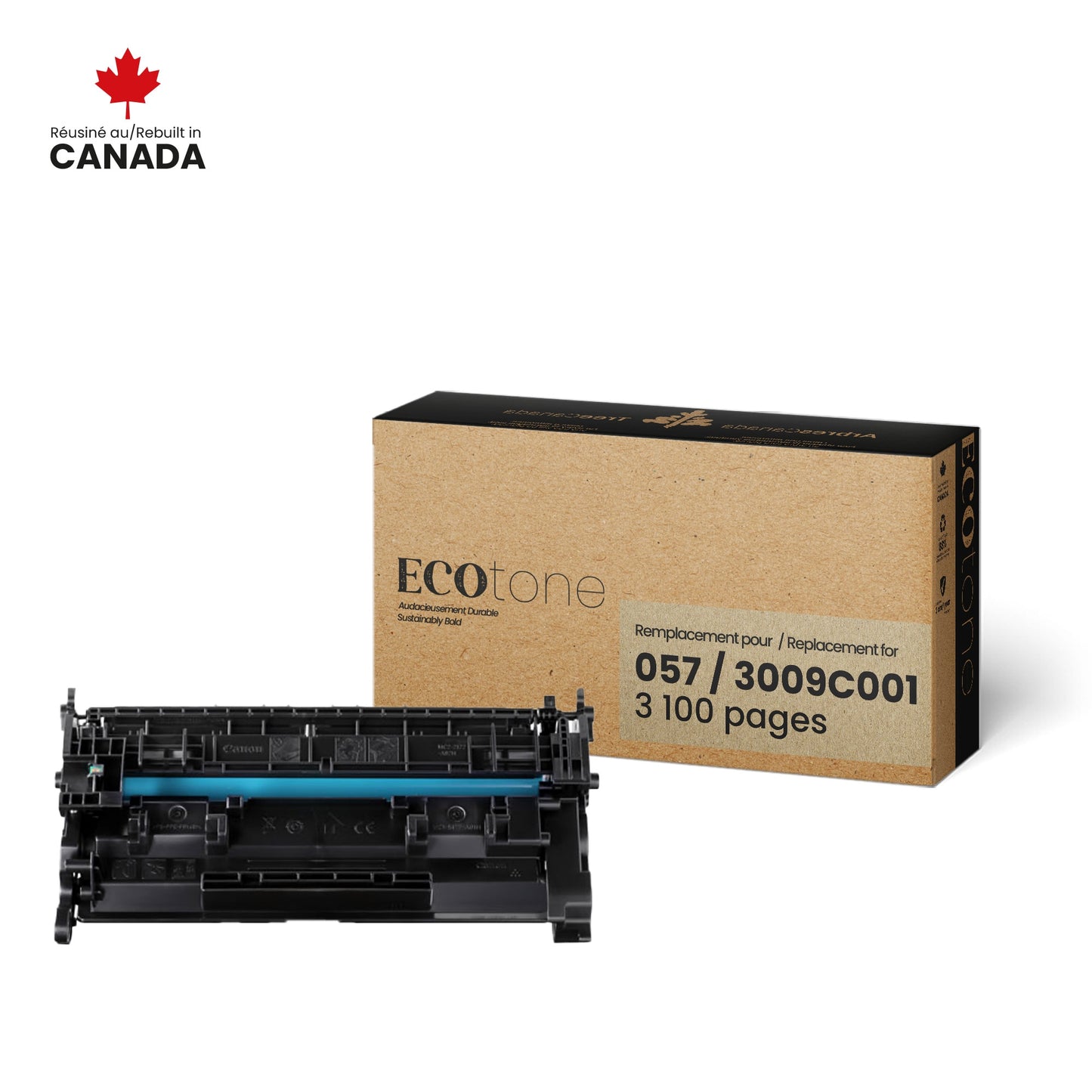 Canon 057 (3009C001) Reman Ecotone Black 3.1K