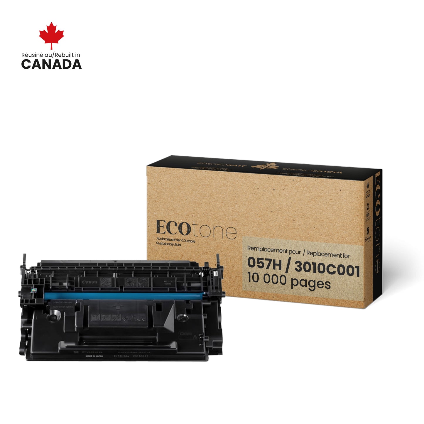 Canon 057H (3010C001) Reman Ecotone Black 10K