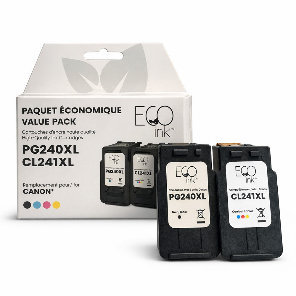 Canon PG240XL/CL241XL Value Pack Ecoink