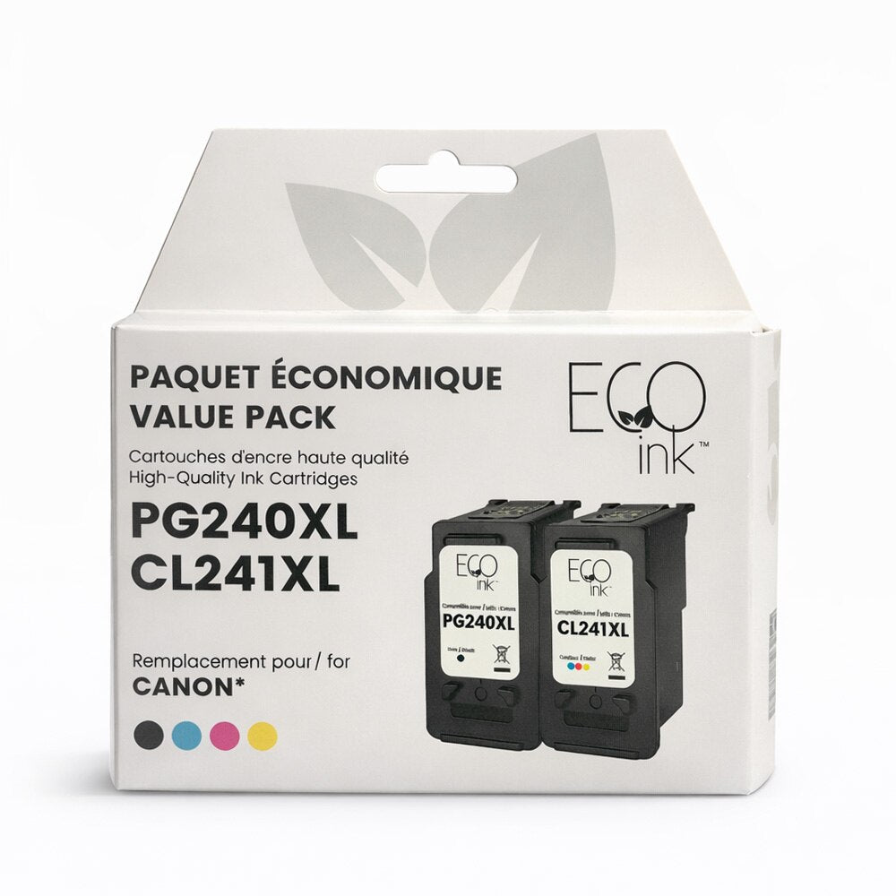 Canon PG240XL/CL241XL Value Pack Ecoink
