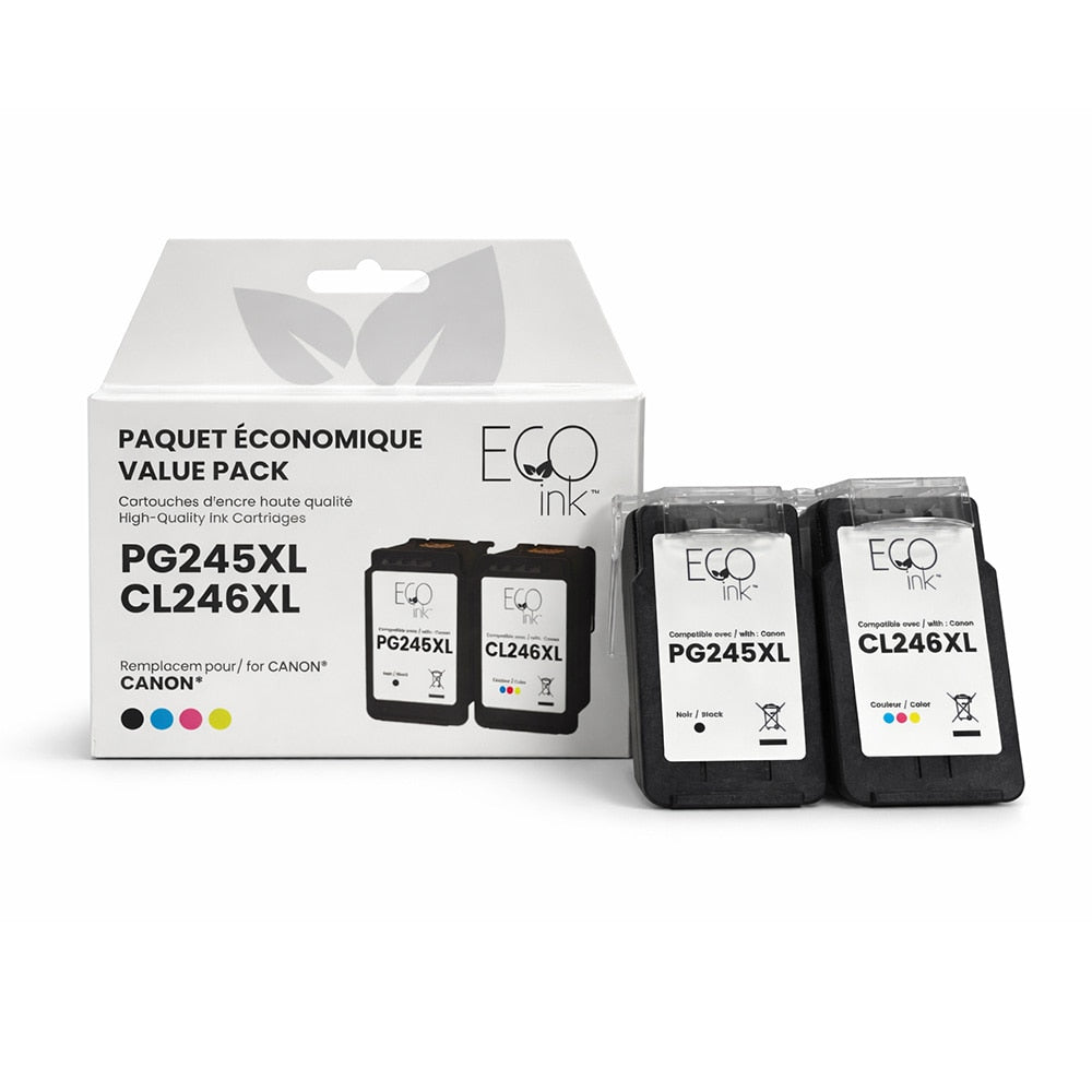Canon PG245XL/CL246XL Value Pack Ecoink