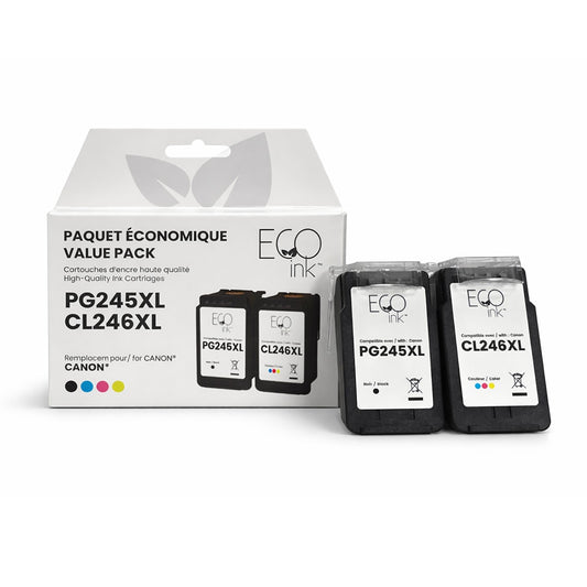 Canon PG245XL/CL246XL Value Pack Ecoink
