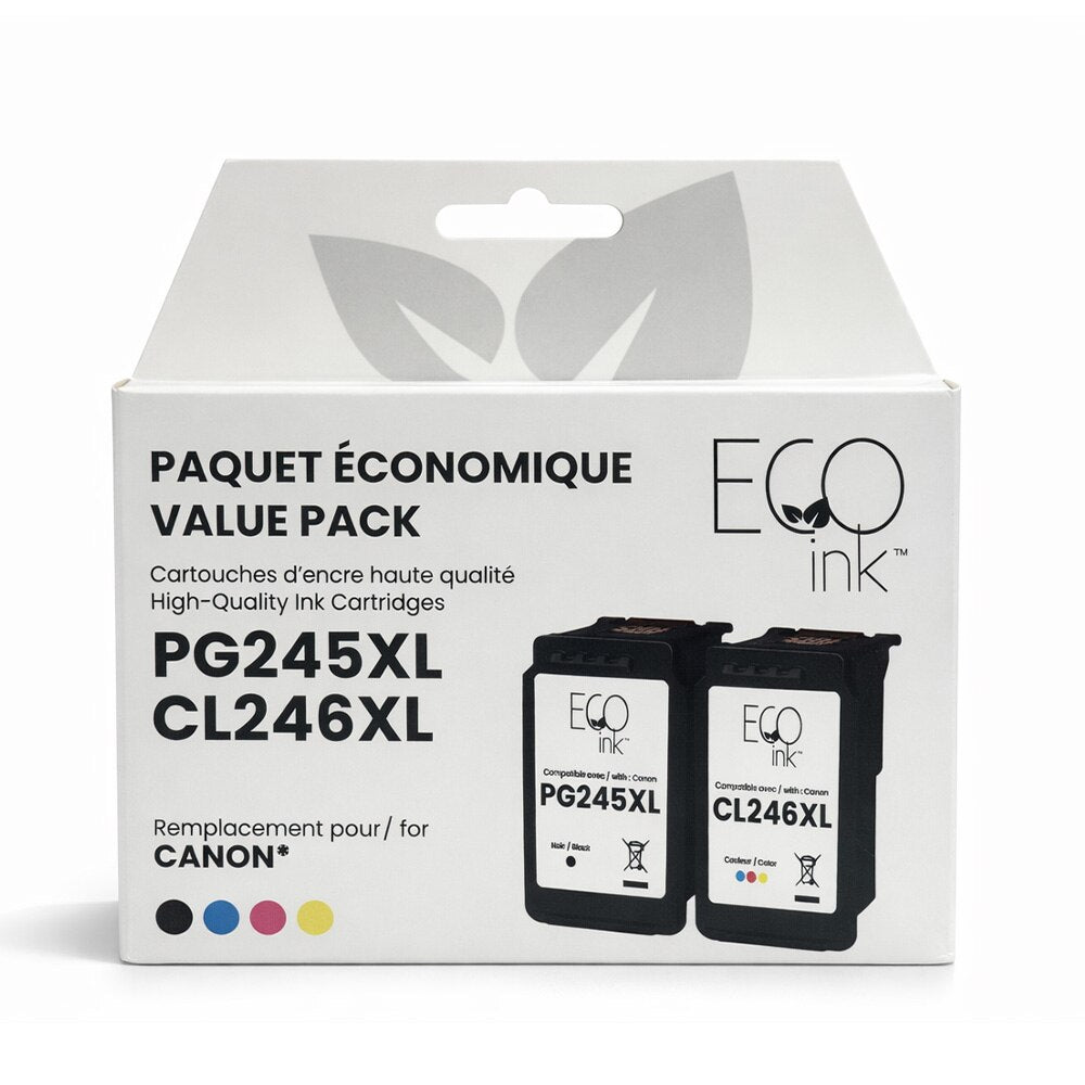Canon PG245XL/CL246XL Value Pack Ecoink