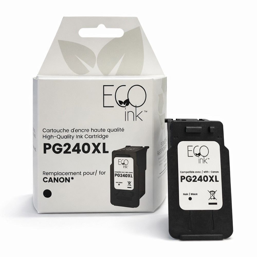 Canon PG240 XL Reman Black EcoInk with ink level