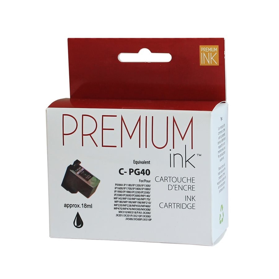 Canon  PG40 Reman Black Premium Ink TBD