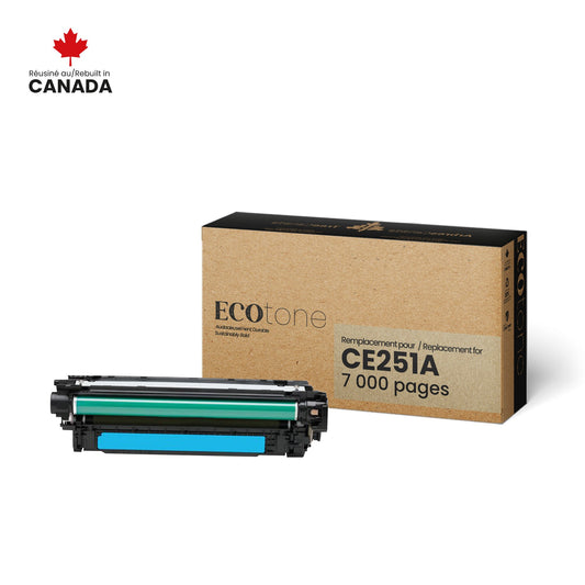 HP CE251A Reman Ecotone Cyan 7K