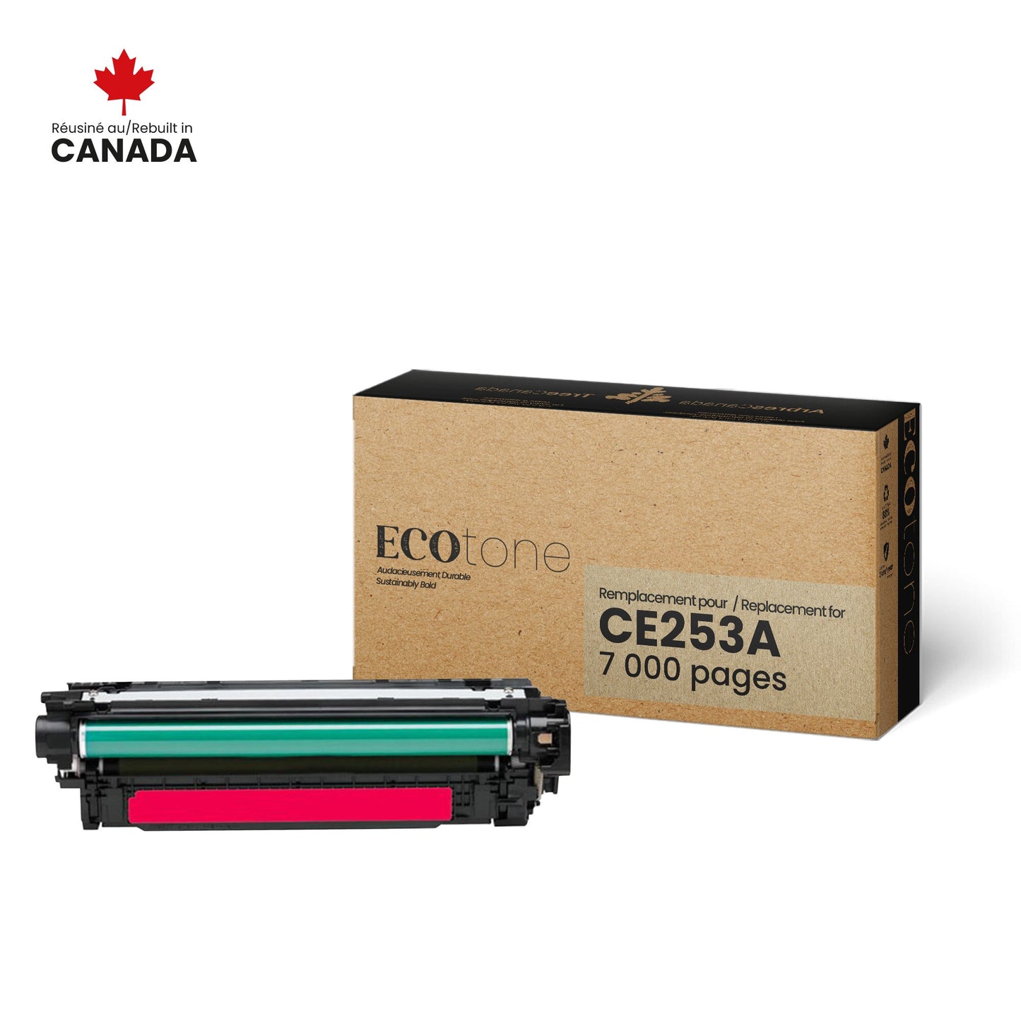 HP CE253A Reman Ecotone Magenta 7K