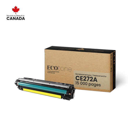 HP CE272A Reman Ecotone Jaune 15K