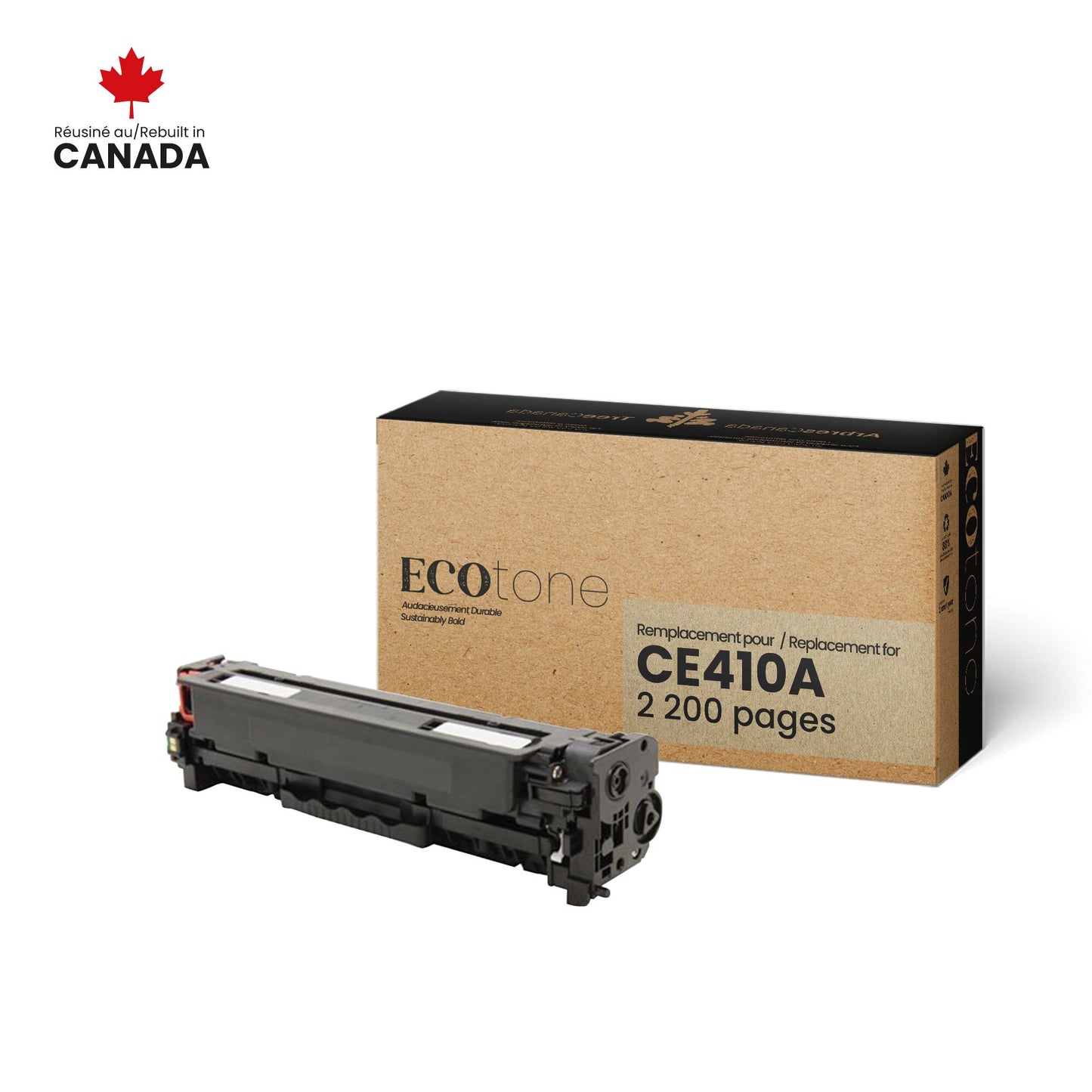 HP CE410A Reman Ecotone Black 2.2K