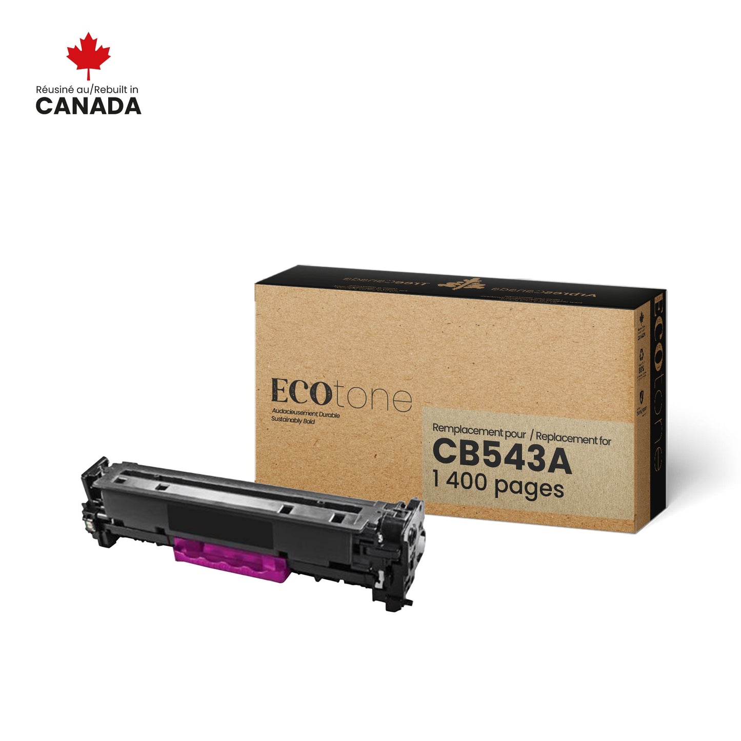 HP CB543A Reman Ecotone Magenta 1.4K