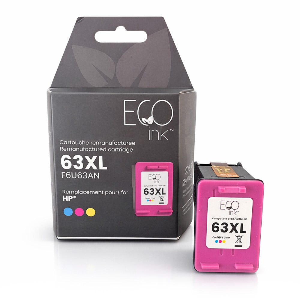 HP no.63XL F6U63AN Reman Color EcoInk