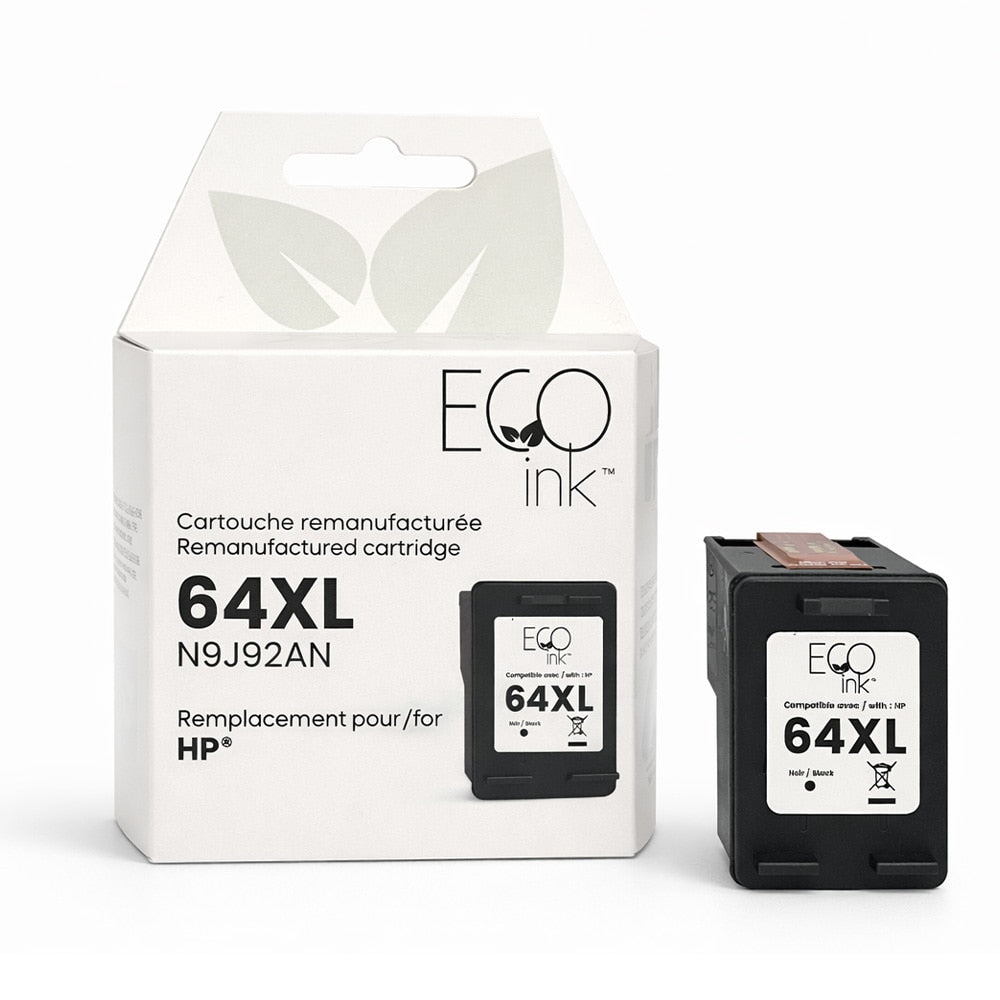 HP No.64XL N9J92AN Reman Black EcoInk