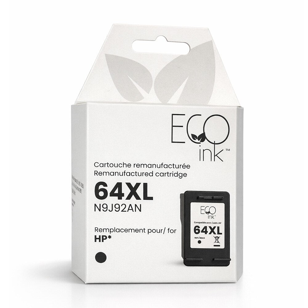 HP No.64XL N9J92AN Reman Black EcoInk