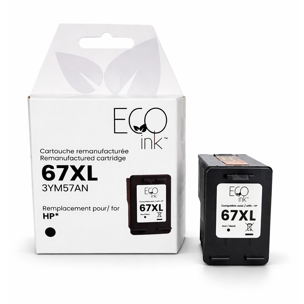 HP No.67XL 3YM57AN Reman EcoInk Black 240 copies