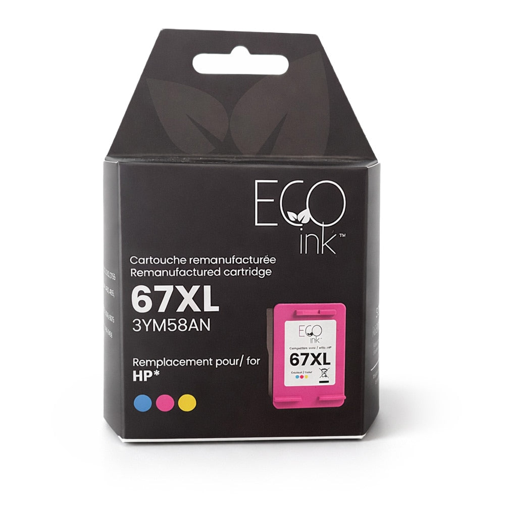 HP no.67XL 3YM58AN Reman EcoInk Color 200 copies