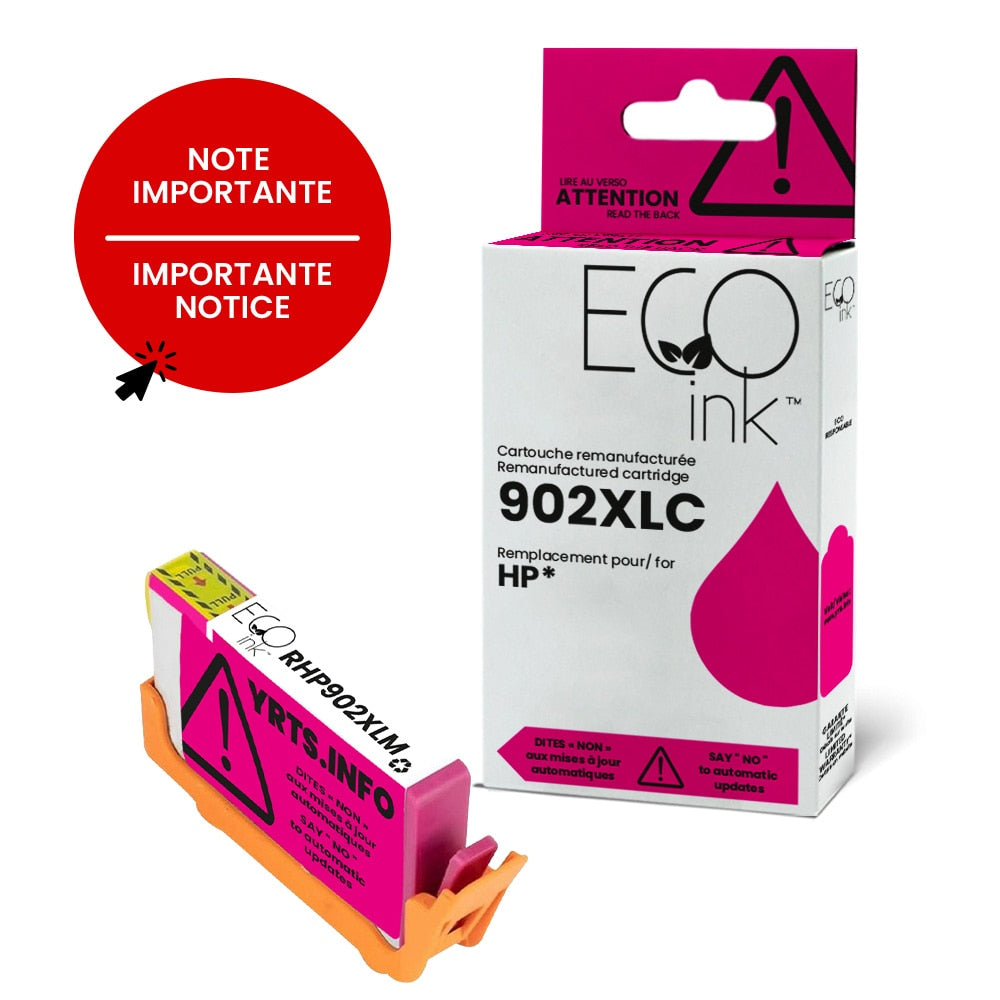 HP No.902XL T6M06AN Reman Magenta EcoInk YRTS