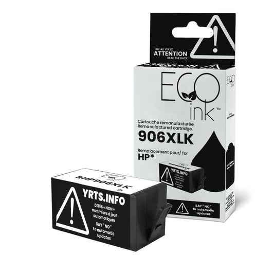 HP No.906XL T6M18AN Reman Noir EcoInk YRTS 1.5K