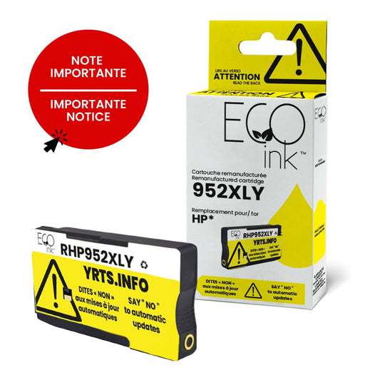 HP No.952XL L0S67AN Reman Jaune EcoInk YRTS 1.6K