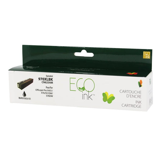 HP 970XL Noir reman. EcoInk