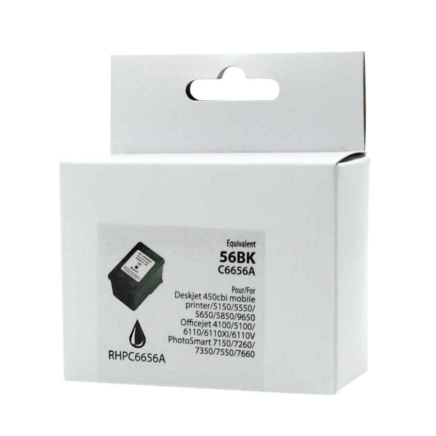 HP No. 56 C6656A  Reman Black Neutral Box