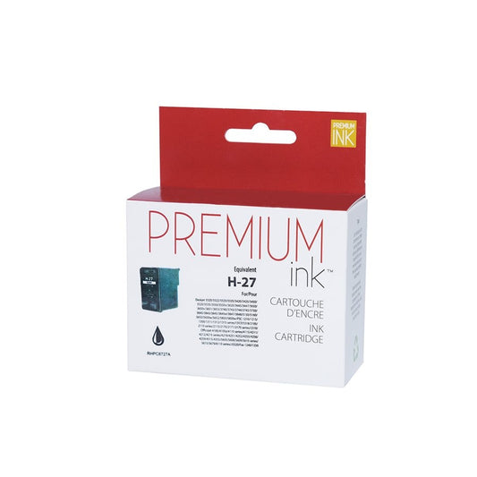 HP No. 27 C8727A Reman Noir Premium Encre